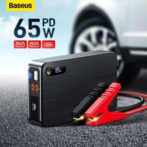 Jump Starter Power Bank 16000mAh Portable Power Station Starting Device With PD 65W For Car Battery Charger Booster Baseus 1600A