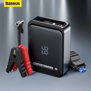 Jump Starter Baseus 2 In 1 CarPower Bank Air 1000A Portable Power Station Car Battery Charger Booster