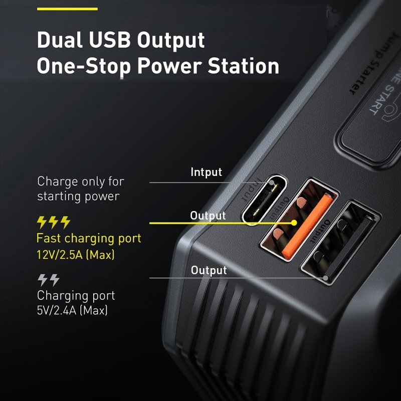 Car Jump Starter Power Bank 2000A 1000A Car Battery Charger Auto Emergency Booster Starting Device Jump Start - Image 4