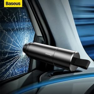 Car Window Glass Breaker Baseus Safety Hammer Seat Belt Cutter Auto Life-Saving Escape Emergency Accessoyies Tool Kit