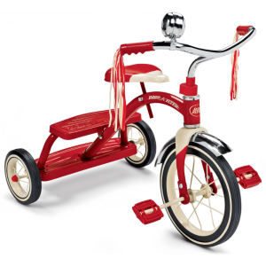 Kids' Bike [ Classic Red Dual Deck Tricycle | Kids' Bike For ages 2.5 - 5 years.